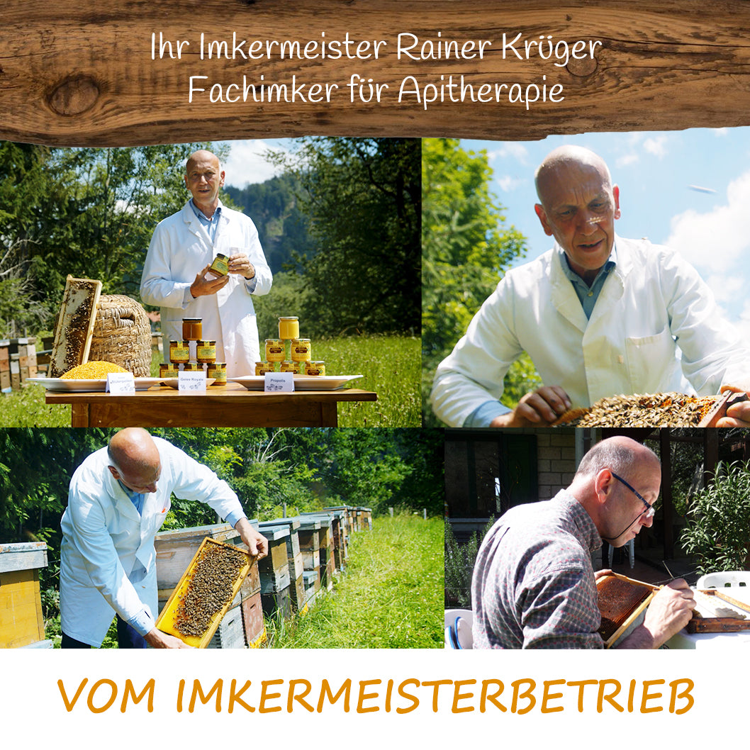 Imkermeister Rainer Krüger, Fachimker für Apitherpie von der Allgäuer Wanderimkerei