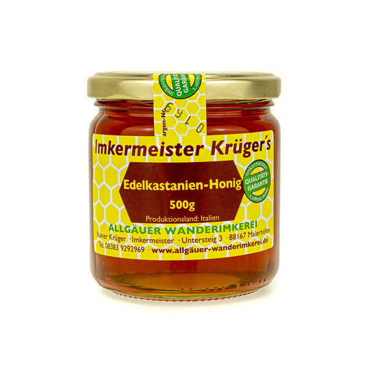 Edelkastanien-Honig 500g von der Allgäuer Wanderimkerei