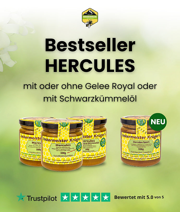 Hercules von der Allgäuer Wanderimkerei, Varianten