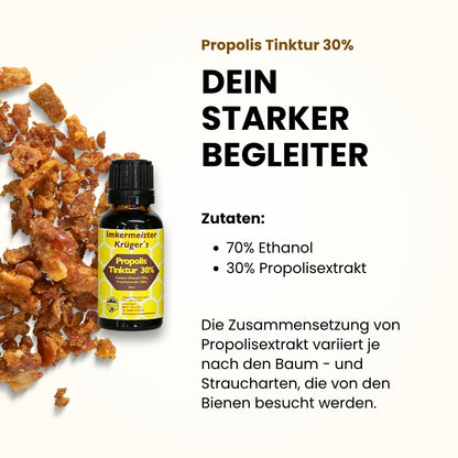 Propolis Tinktur 30% von der Allgäuer Wanderimkerei