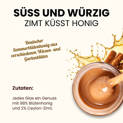 Honig mit Zimt 250g aus Deutschland, Allgäuer Wanderimkerei