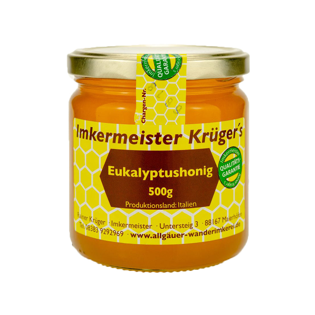 Eukalyptushonig 500g von der Allgäuer Wanderimkerei