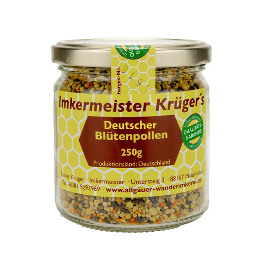 Deutscher Blütenpollen 250g von der Allgäuer Wanderimkerei