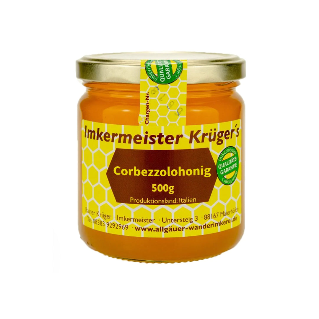 Corbezzolohonig 500g aus Italien von der Allgäuer Wanderimkerei