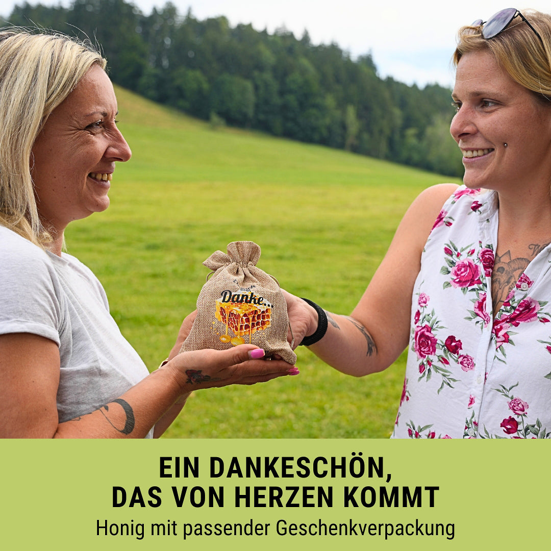 Geschenksäckchen„Einfach mal Danke...“ von der Allgäuer Wanderimkerei