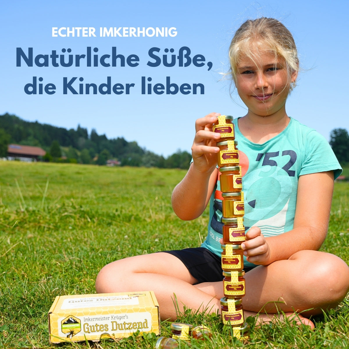 Gutes Dutzend Honigprobierset mit 12 verschiedenen Honigsorten zu je 60g von der Allgäuer Wanderimkerei