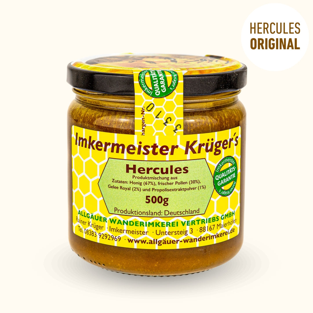 Bienenproduktmischung HERCULES 500g von der Allgäuer Wanderimkerei