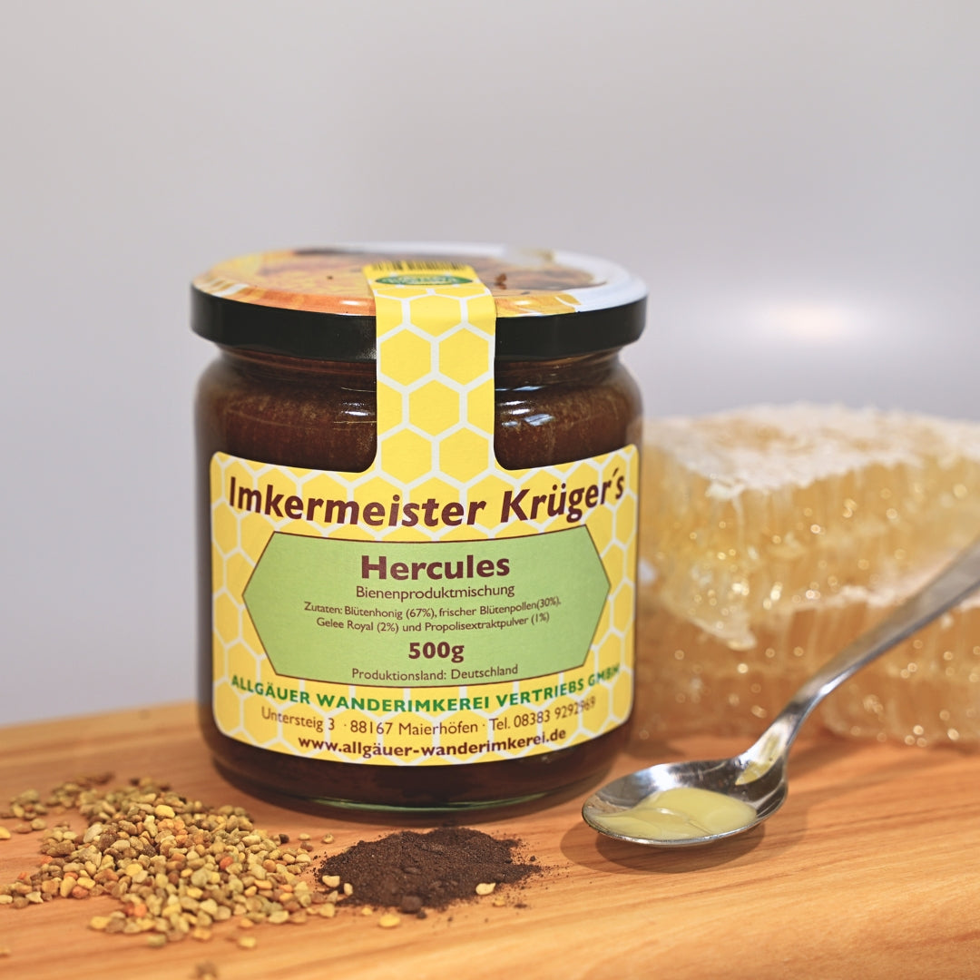 Hercules Bienenproduktmischung 500g von der Allgäuer Wanderimkerei