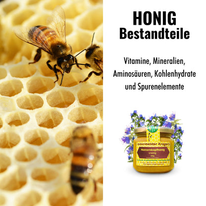 Seltener Natternkopfhonig cremig 250g von der Allgäuer Wanderimkerei