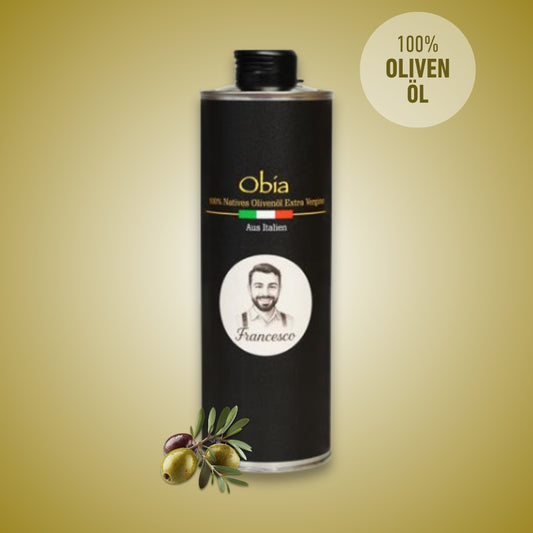 100 % Natives Olivenöl Extra Vergine 750ml, Sardinien, Italien –  Erste Güteklasse – Perfekt für Salate, Verfeinern von Gerichten oder frischem Brot von der Allgäuer Wanderimkerei
