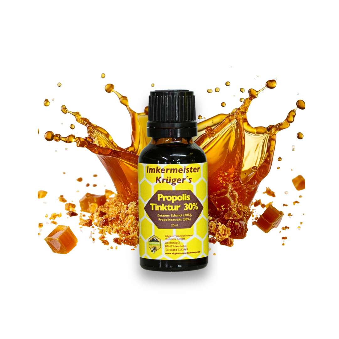 Beliebte Propolis Tinktur 30% von der Allgäuer Wanderimkerei