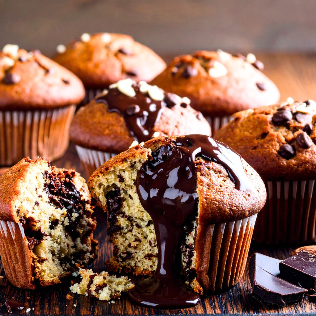 Naturella Nuss-Schoko-Aufstrich von der Allgäuer Wanderimkerei Schoko Lava Muffins Rezept