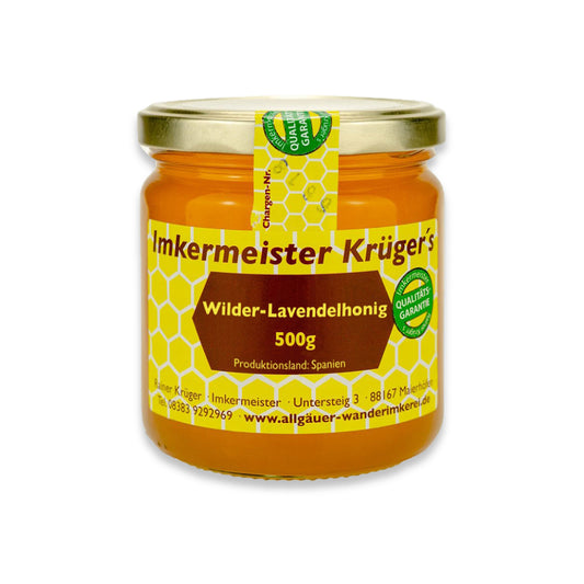 Wilder-Lavendelhonig 500g von der Allgäuer Wanderimkerei