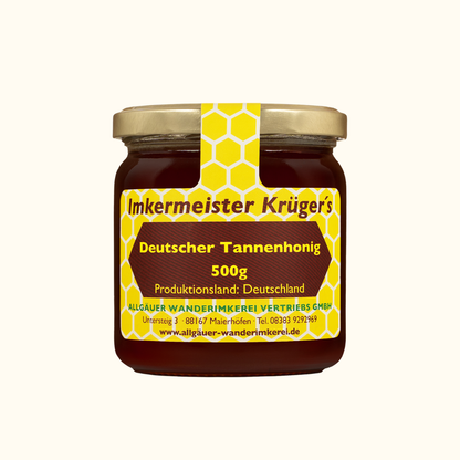 Seltener Deutscher Tannenhonig 500g von der Allgäuer Wanderimkerei
