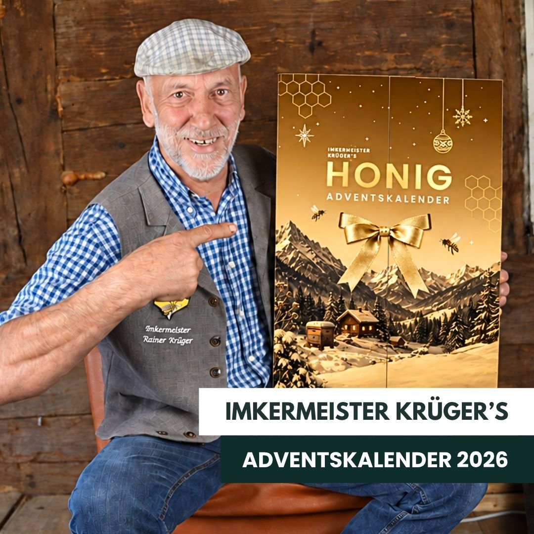 Imkermeister Rainer Krüger's Honig-Adventskalender 2026 von der Allgäuer Wanderimkerei, Empfehlung