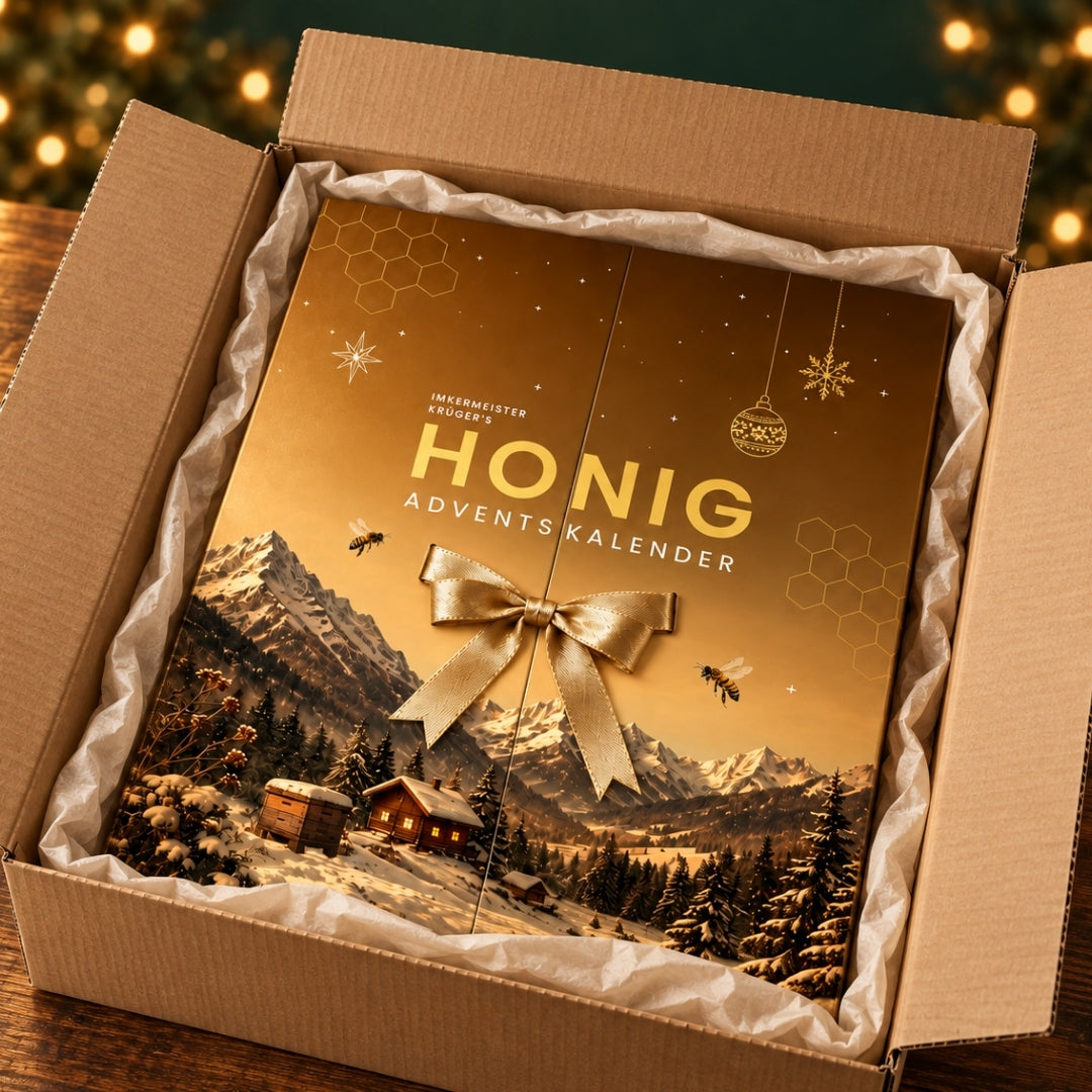 Honig-Adventskalender 2026 Versand vond er Allgäuer Wanderimkerei