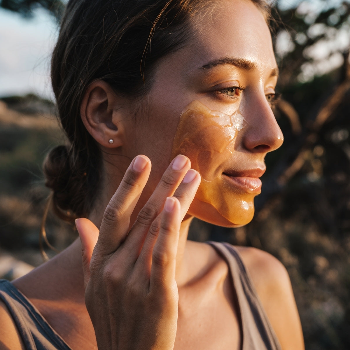 Imkermeister Krüger's Manuka-Honig 150g MGO 550+ aus Neuseeland von der Allgäuer Wanderimkerei – äußere Anwendung, Honigmaske