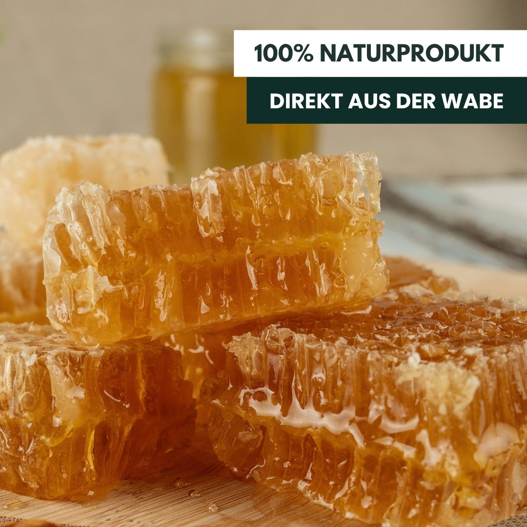 Sardische Honigwabe 2 kg, Limitierte Edition 2026 Ernte von der Allgäuer Wanderimkerei, 100% Naturprodukt